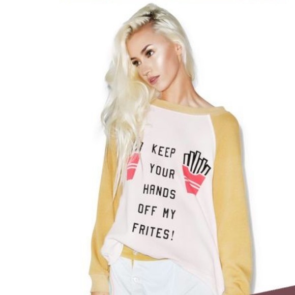 Wildfox sweatshirt crewneck French fries 🍟 - Picture 3 of 12